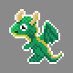 Small green dragon sprite