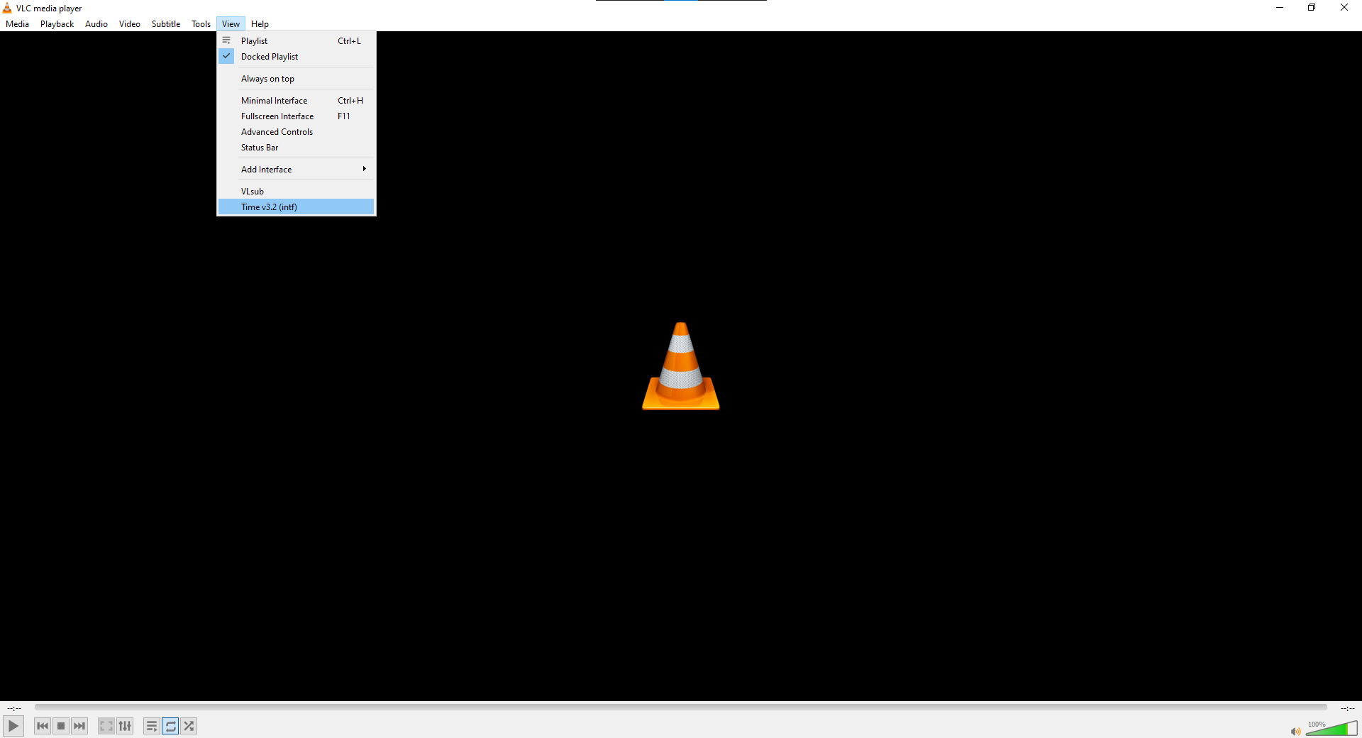 vlc media player view time extension
